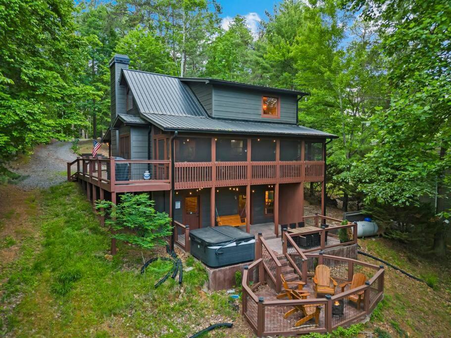 Lakeside Retreat Hot Tub Fishing Hiking Ellijay Ngoại thất bức ảnh